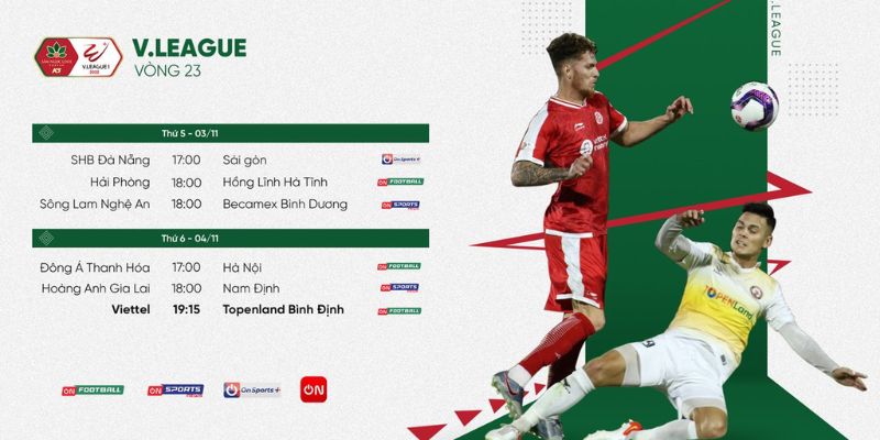 Lịch thi đấu V-League